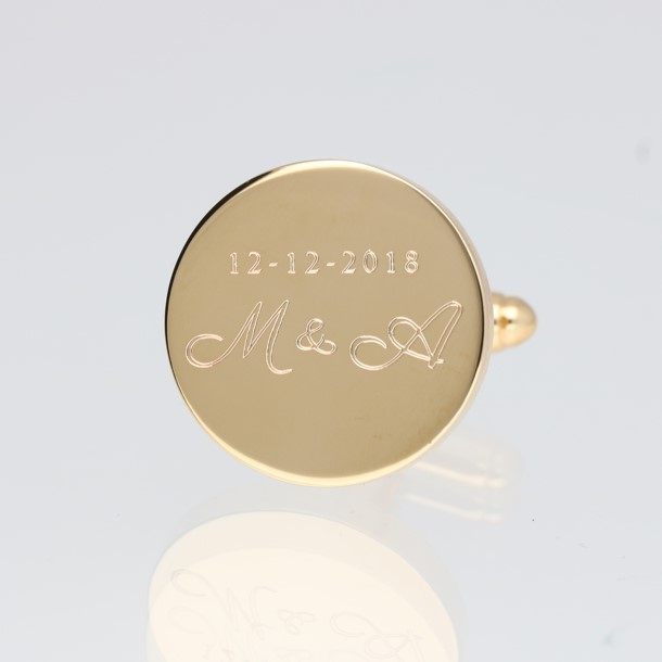 cufflinks with monogram